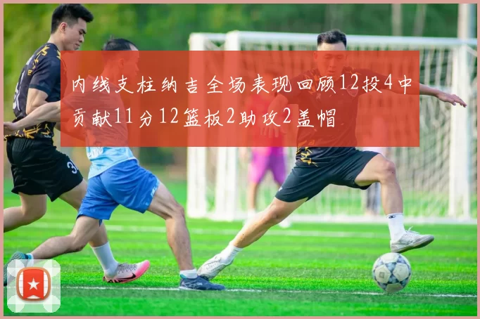 内线支柱纳吉全场表现回顾12投4中贡献11分12篮板2助攻2盖帽